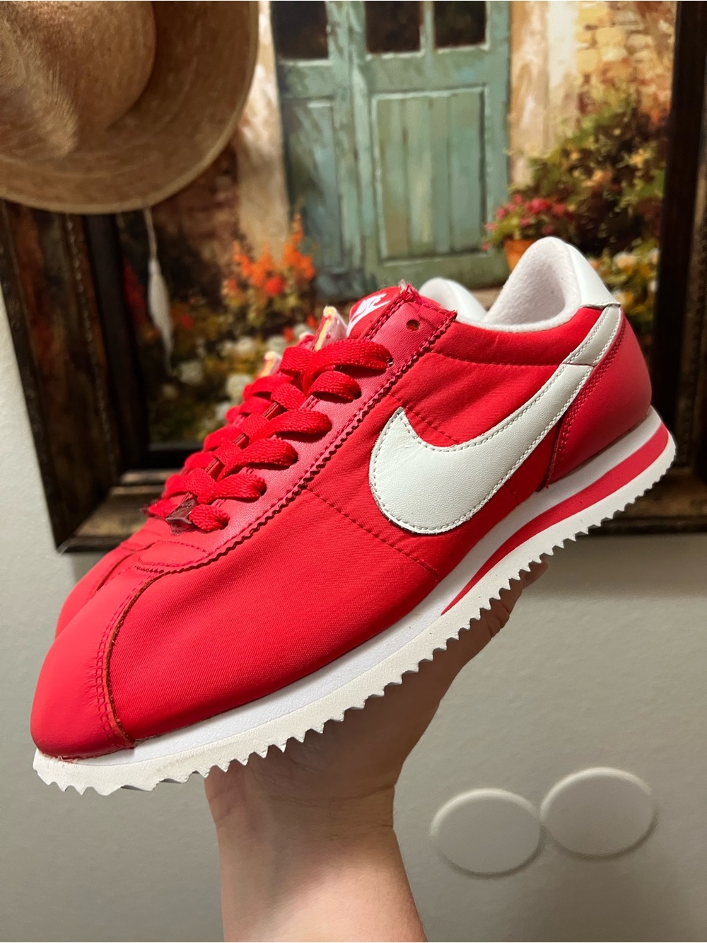 Nike Cortez Basic Nylon Red sneakers rare - Picture 9 of 16